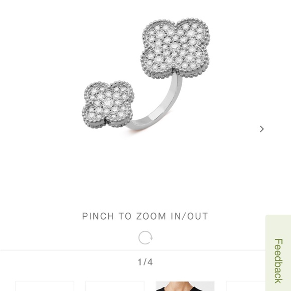 Van Cleef ArpelsMagic Alhambra Between the Finger ring Double Floral